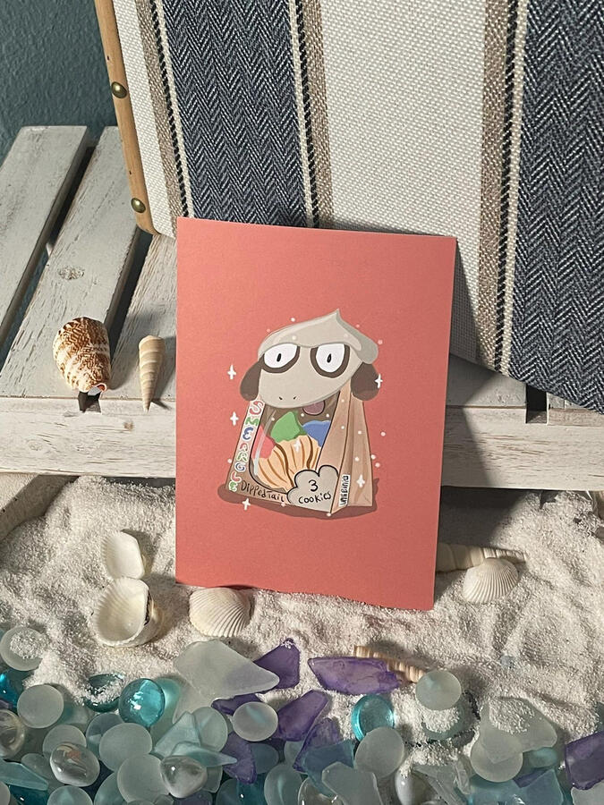 Smeargle Tail Brush Cookie