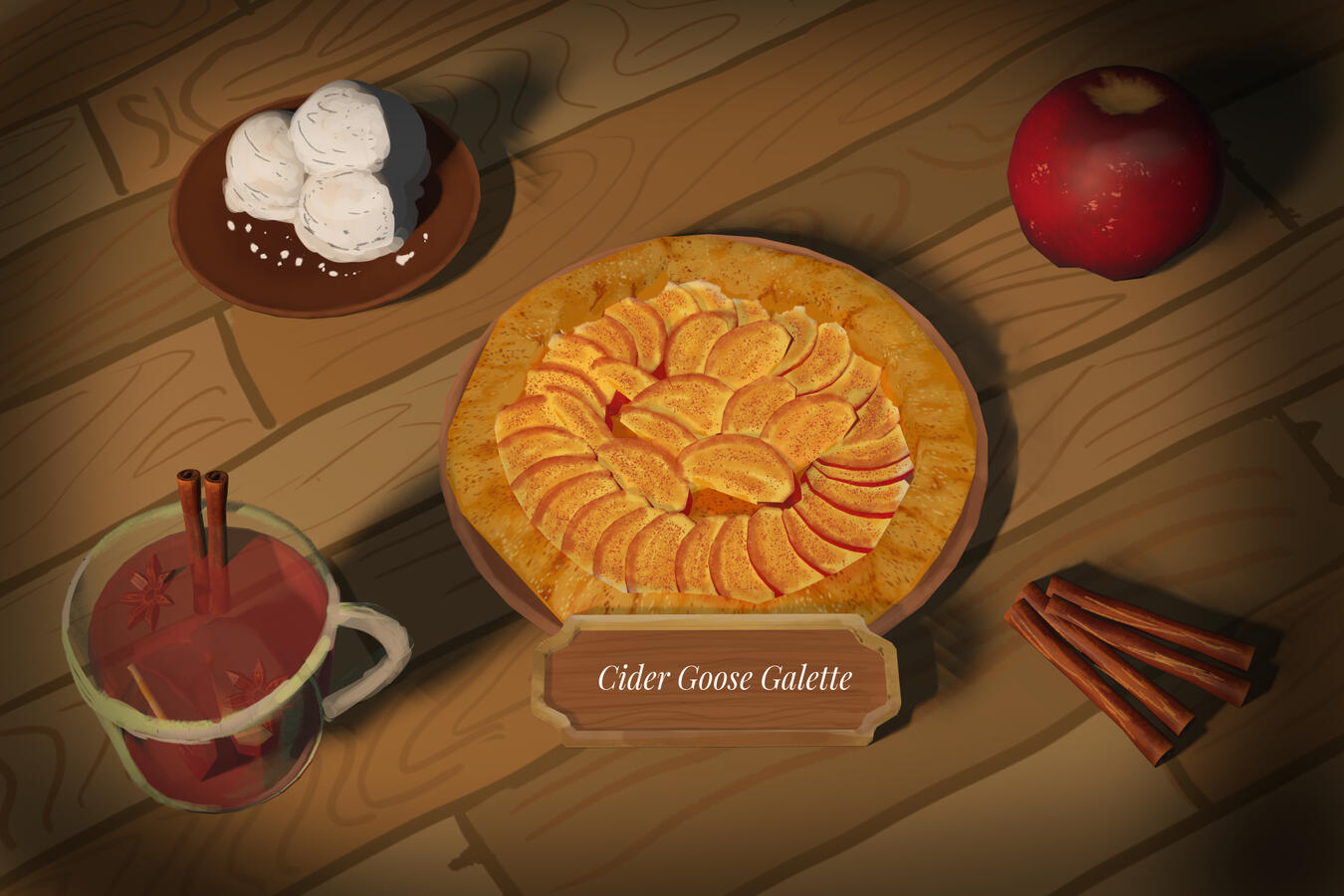 Cider Goose Galette Cider Goose Galette