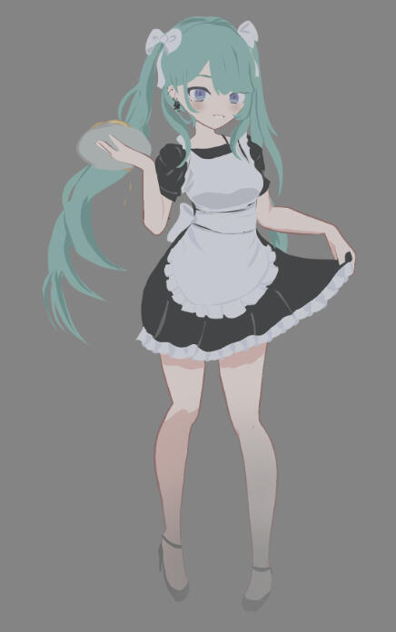 Roca Rourin as a Ghost Maid Roca Rourin as a Ghost Maid