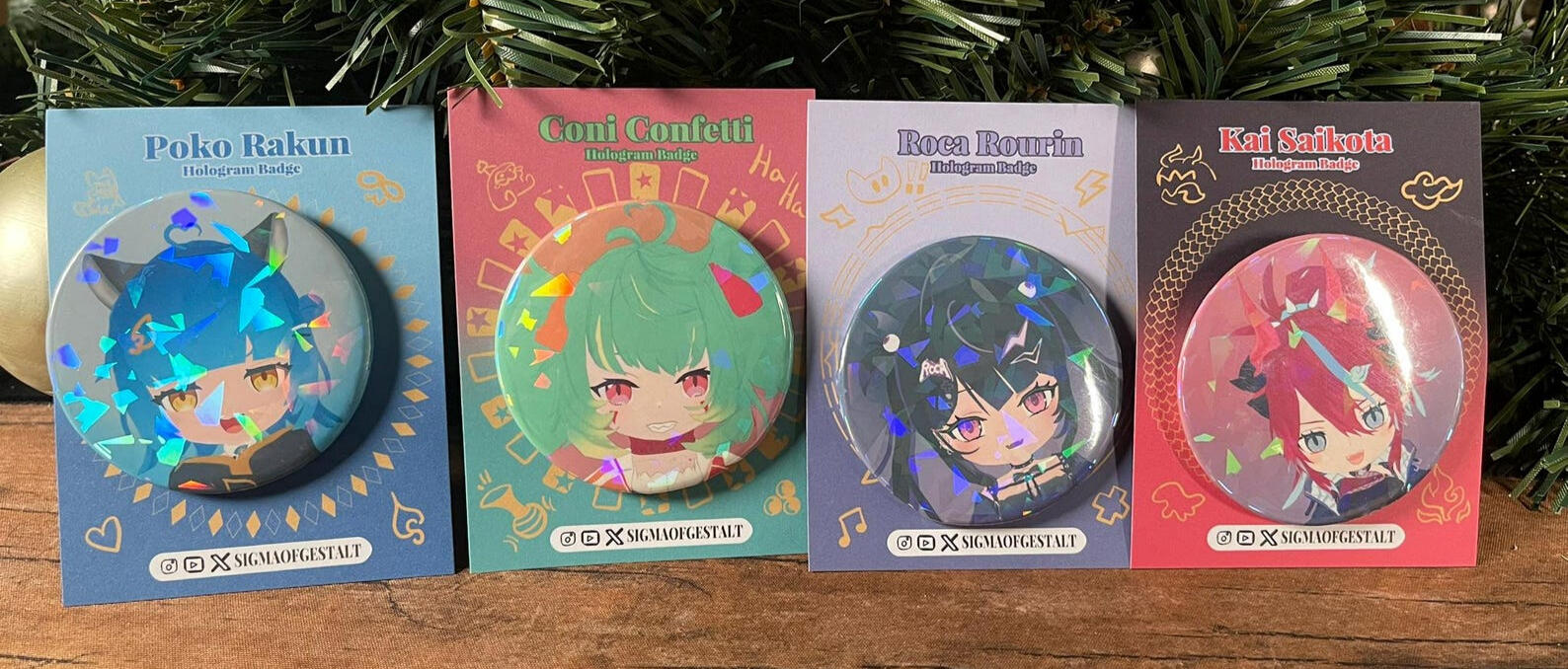 Idol Corp Pinback Buttons