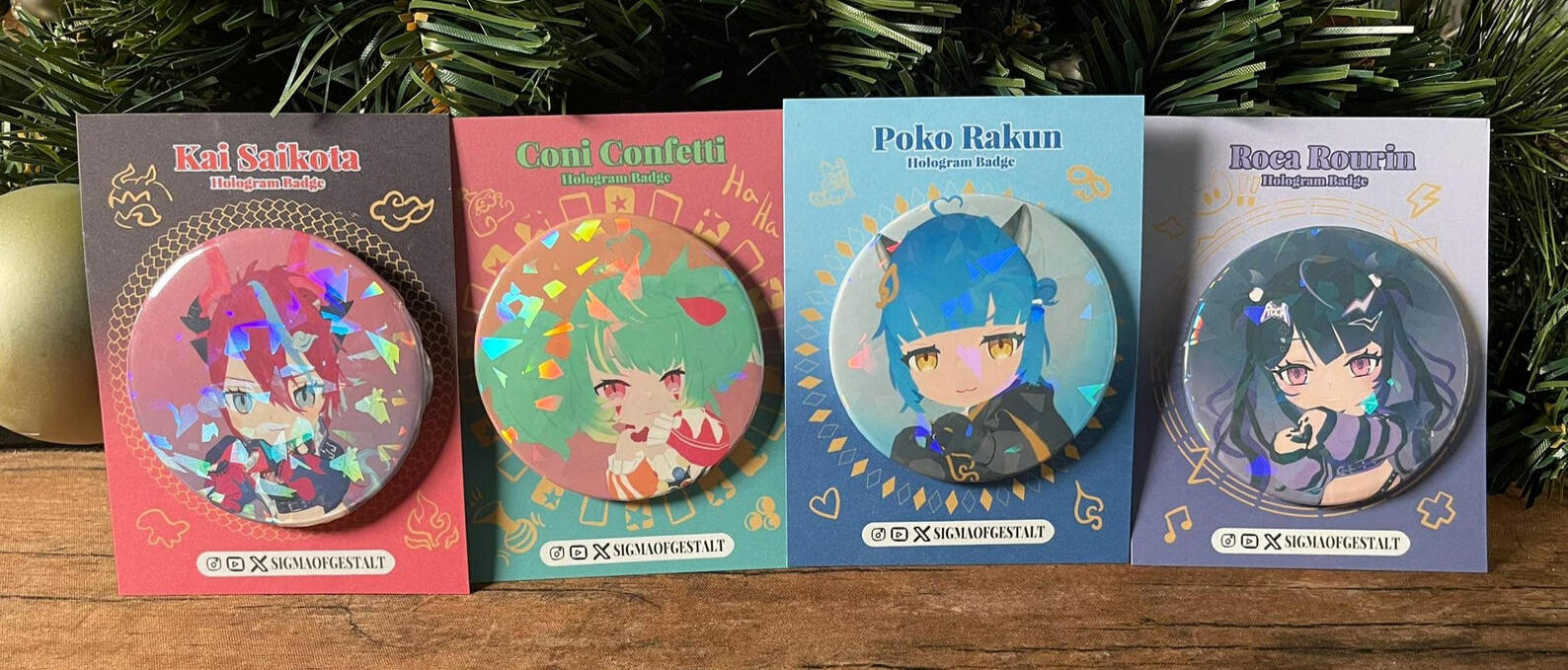 Idol Corp Love Pinback Buttons